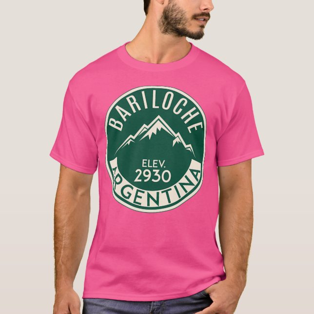 Skiing Bariloche Argentina Apres Ski Mountains Bas T-Shirt (Front)