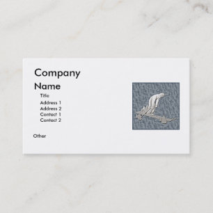 Skiing Business Card