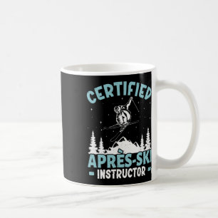 Skiing Certified Apres-ski Instructor Lustig Ski S Coffee Mug