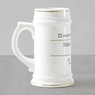 Skiing Champion Award Beer Stein