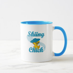 Skiing Chick #3 Mug