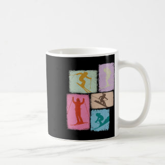Skiing Collage Skier Women Kids Coach Youth Girl _ Coffee Mug