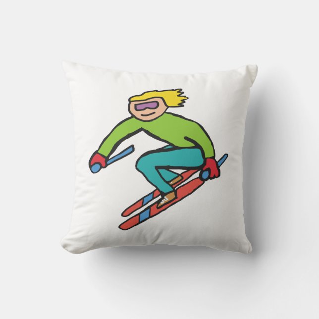 Skiing Cushion (Front)