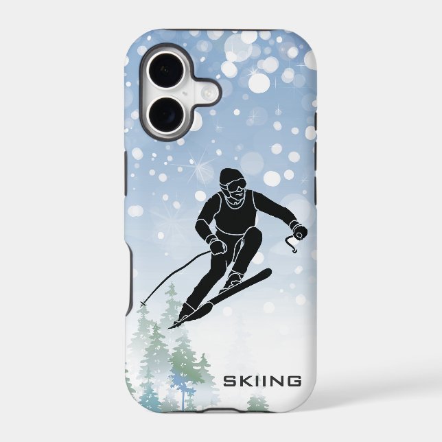 Skiing Design iPhone 7 Case (Back)