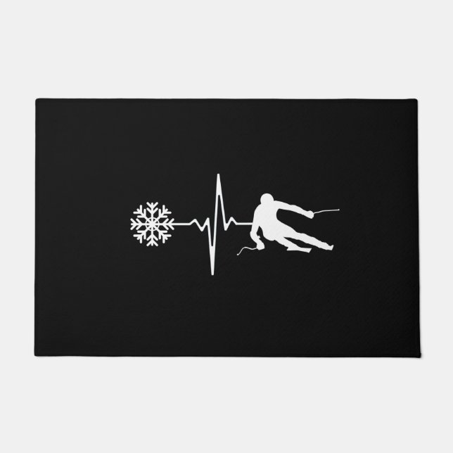 Skiing Doormat (Front)