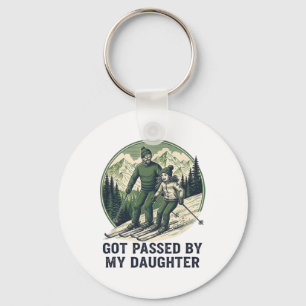 Skiing Fun With Daughter Got Ped By My Daughter Key Ring