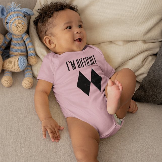 Skiing Gag Double Black Diamond New Mum Baby Bodysuit (Creator Uploaded)