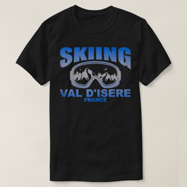 Skiing Goggles Val dIsere France Tank Top (Design Front)