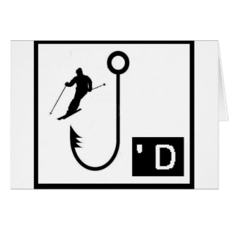 skiing hooked