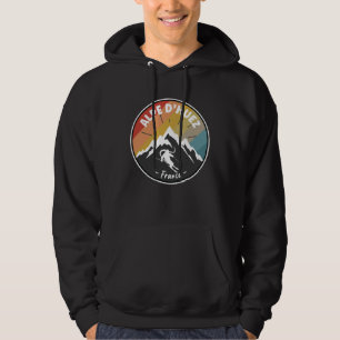 Skiing In France Alpe d’Huez Hoodie