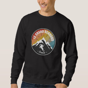 Skiing In France Le Grand Bornand Sweatshirt