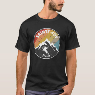 Skiing In France Sainte-Foy T-Shirt