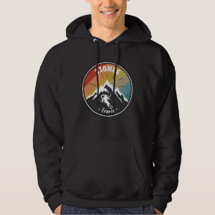 Skiing In France Tignes Hoodie