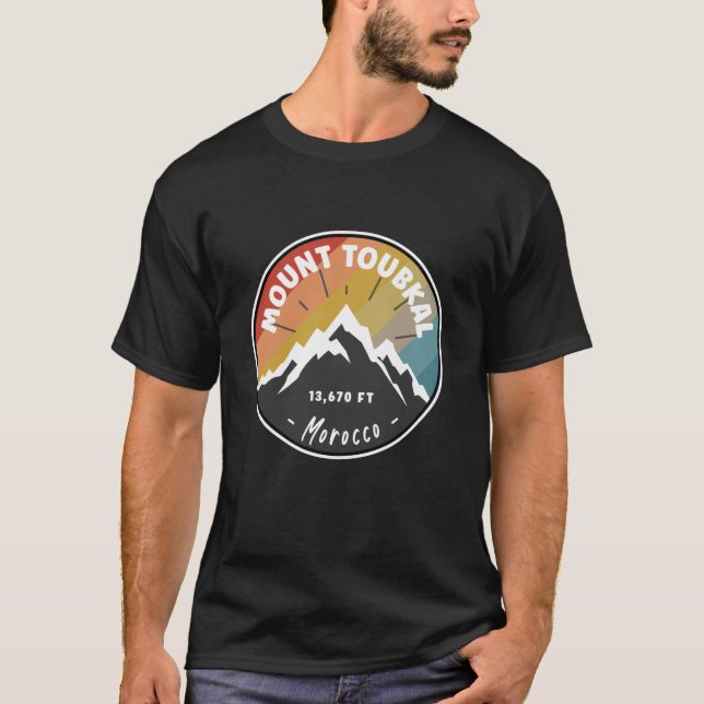 Skiing In Mount Toubkal - Morocco T-Shirt (Front)