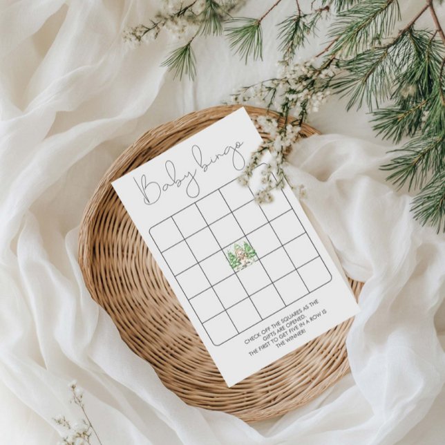 Skiing Into Parenthood Baby Shower  Bingo Game (Creator Uploaded)