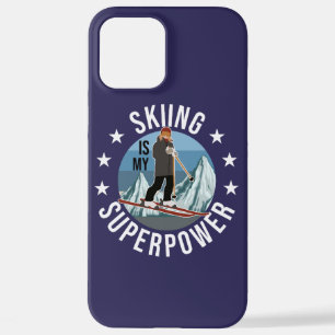 Skiing Is My Superpower iPhone 12 Pro Max Case