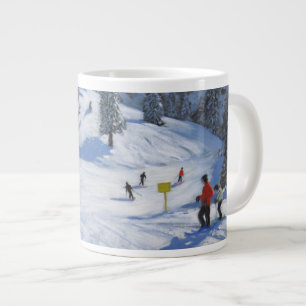 Skiing Kitzbhuel 2014 Large Coffee Mug