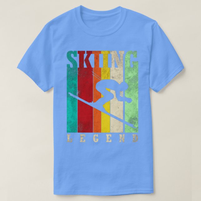 Skiing Legend T-Shirt (Design Front)