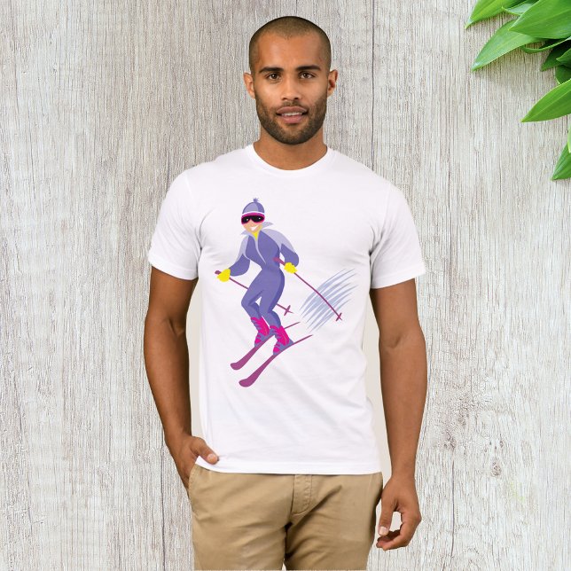 Skiing Mens T-Shirt (Creator Uploaded)
