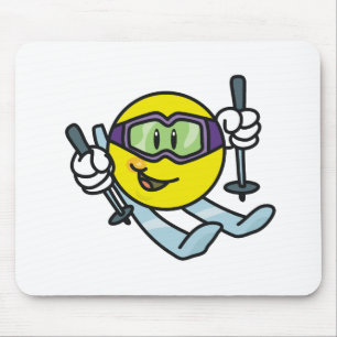Skiing Mouse Pad