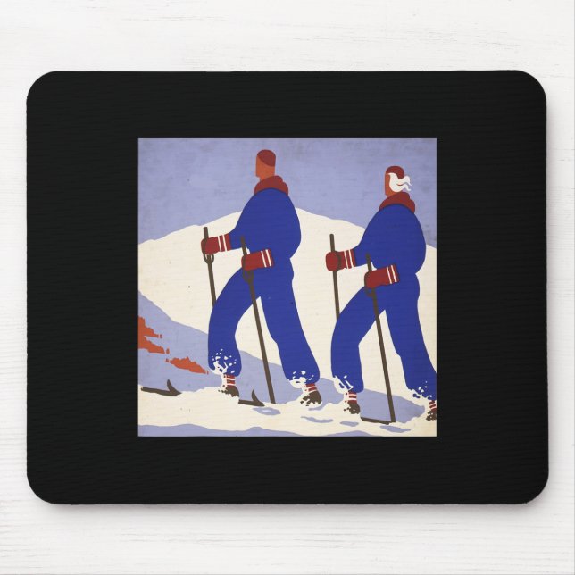 Skiing  mouse pad (Front)