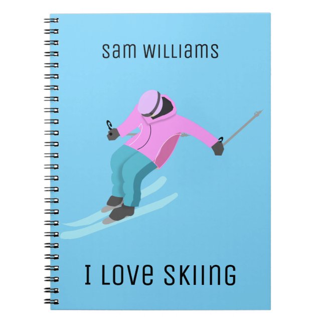 Skiing Notebook (Front)