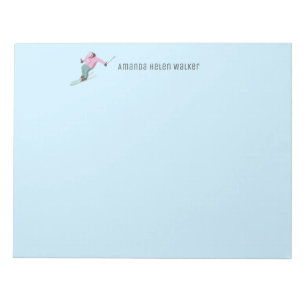 Skiing Notepad