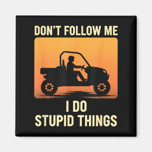Skiing offpiste attitude_ don't follow do stupid t magnet