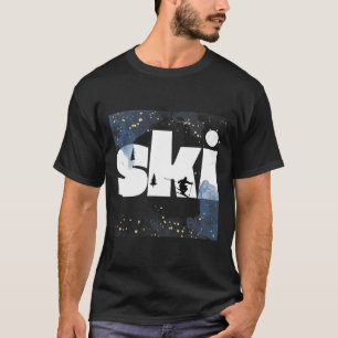 Skiing On Slopes4  T-Shirt