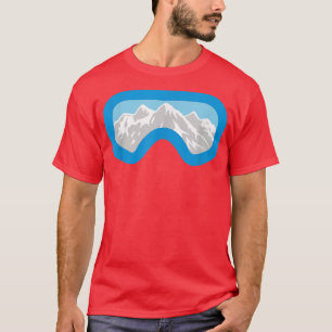Skiing or Snowboard Goggle T-Shirt