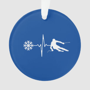 Skiing Ornament