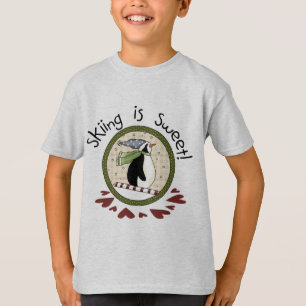 Skiing Penguin Holiday T-shirts and Gifts