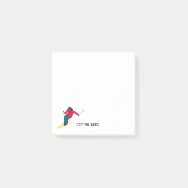 Skiing Post-it Notes (Front)