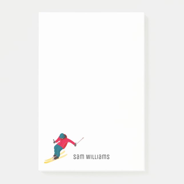 Skiing Post-it Notes (Front)