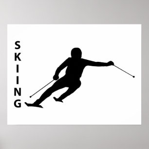 Skiing Poster