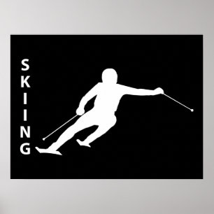 Skiing Poster
