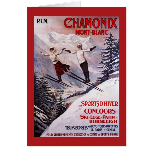 Skiing Promotional Poster (Front)