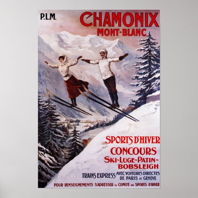 Skiing Promotional Poster (Front)
