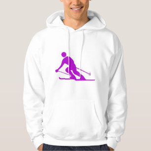 Skiing - Purple Hoodie