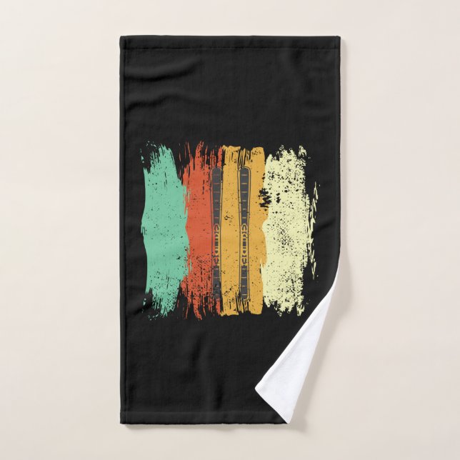 Skiing Retro Ski Hand Towel (Hand Towel)