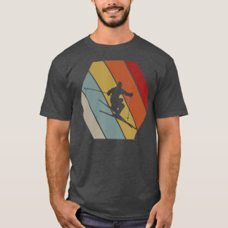 SKIING Retro Vintage Winter Gift For Skier T-Shirt