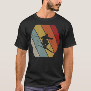 SKIING Retro Vintage Winter Gift For Skier T-Shirt