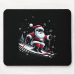 Skiing Santa Claus Christmas Ski Winter Sport X-ma Mouse Pad<br><div class="desc">Skiing Santa Claus Christmas Ski Winter Sport X-mas Skier</div>