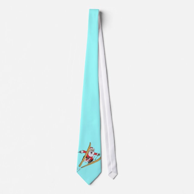Skiing Santa Tie (Front)