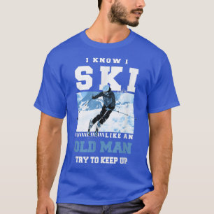 Skiing Season Family Love Snow Gliding  T-Shirt