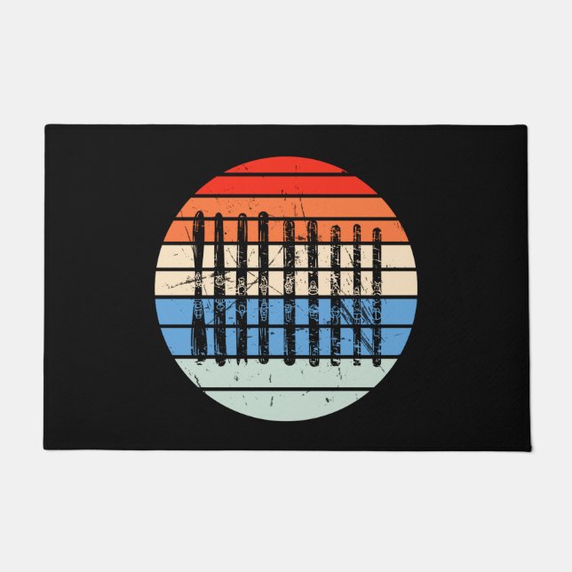 Skiing - Ski Boards Collection Doormat (Front)
