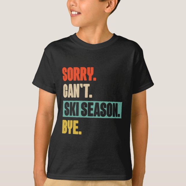 Skiing Ski Lover 5  T-Shirt (Front)