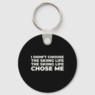 Skiing - Ski Winter Sports Skier Key Ring