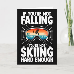 Skiing Skier Ski  Card