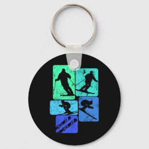 Skiing, Skiing Key Ring